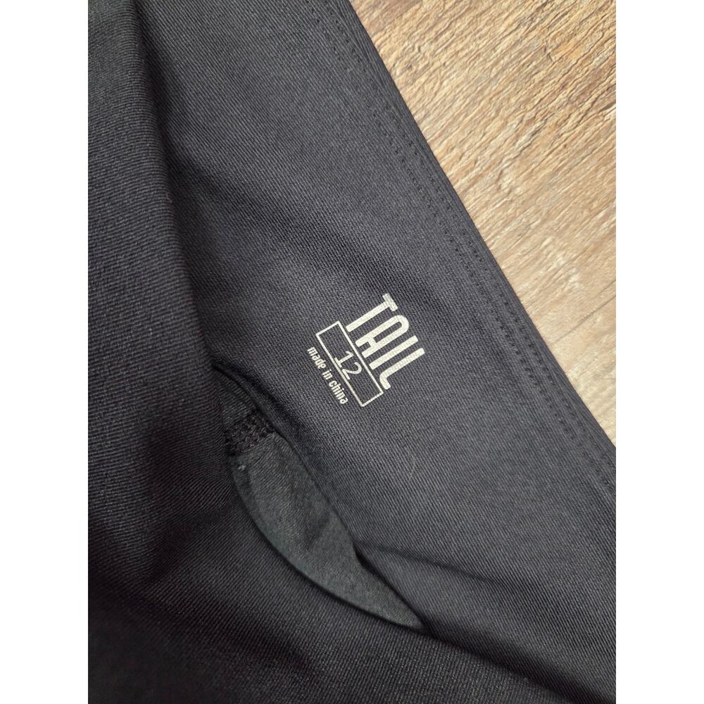 TAIL Women's Golf Wear Solid Black Active Skort Skirt Size 12 Large - Picture 3 of 5